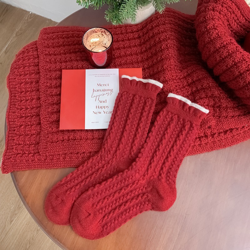 Red Socks Women's Zodiac Year Winter
