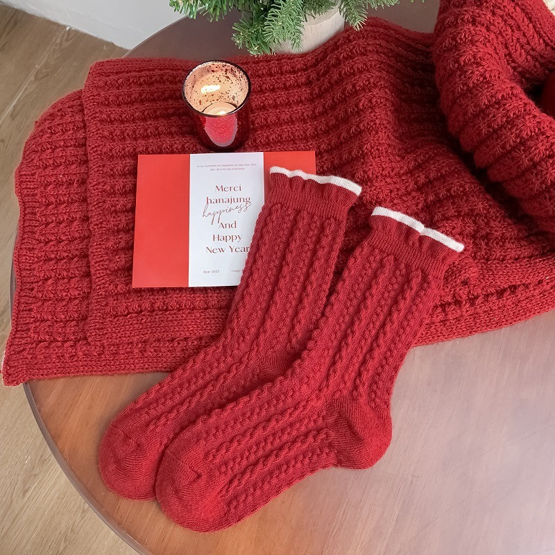 Red Socks Women's Zodiac Year Winter