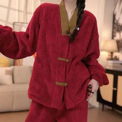 Pajamas Coral Fleece Thickened Homewear