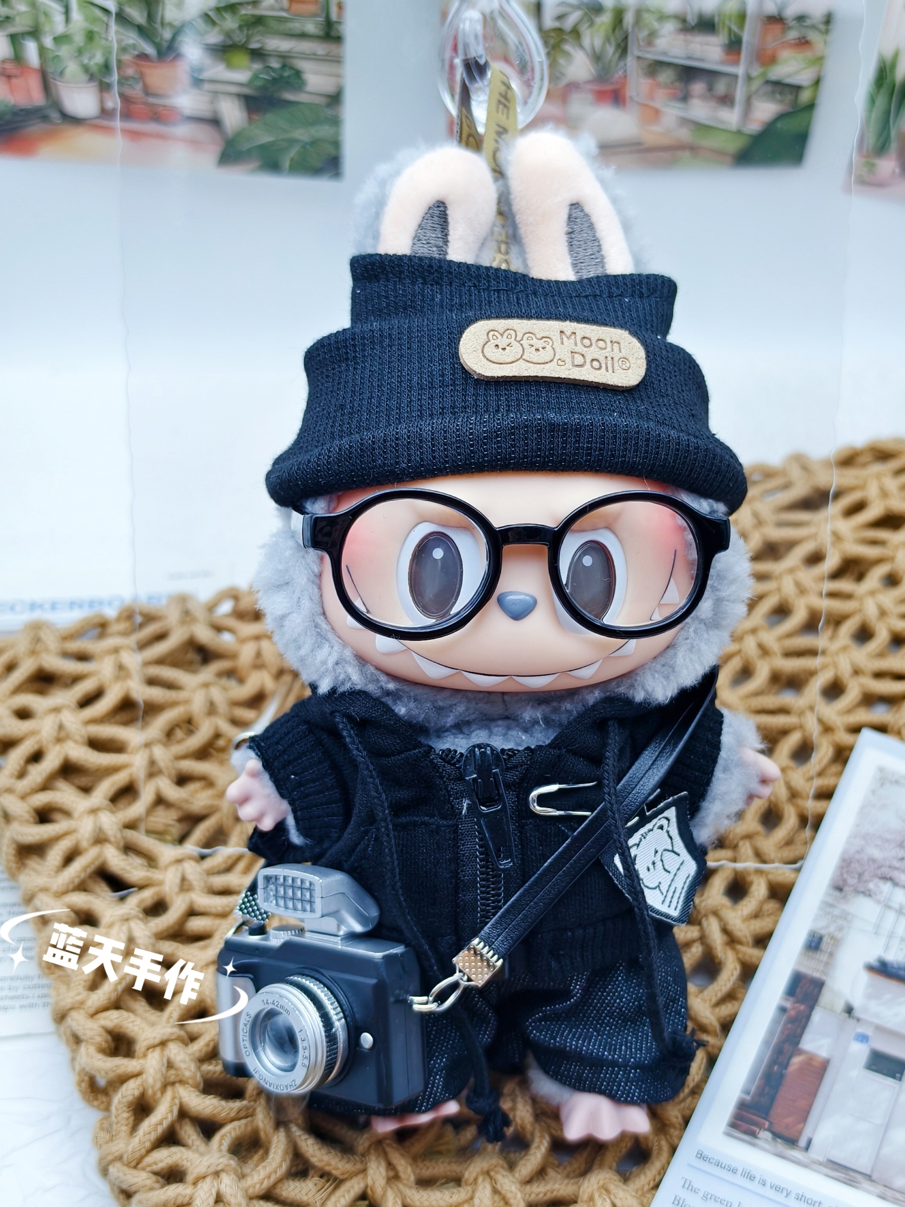 Pop Mart Labubu vinyl Labubu doll, toy schoolbag, backpack, small pendant, high-end plush toy