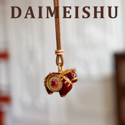 Zircon Red Oil Drop Pendant for Instant Wealth