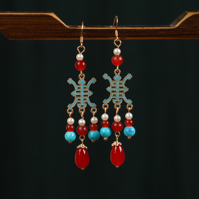 Chinese Style National Style Palace Style Earrings