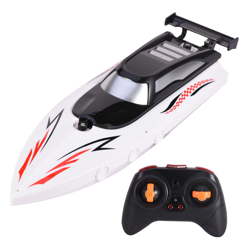 Large remote-controlled boat for children, rechargeable high-speed remote-controlled speedboat, high-horsepower ship, large water toy for boys