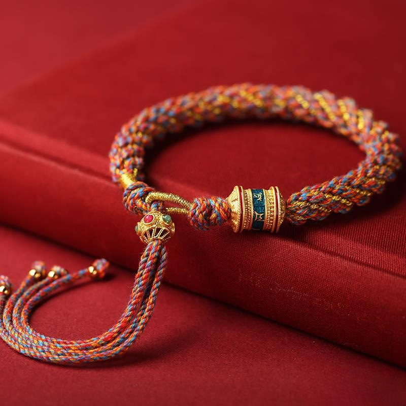 [Buy one, get three]Tibetan-style hand rope, hand-woven corn knot