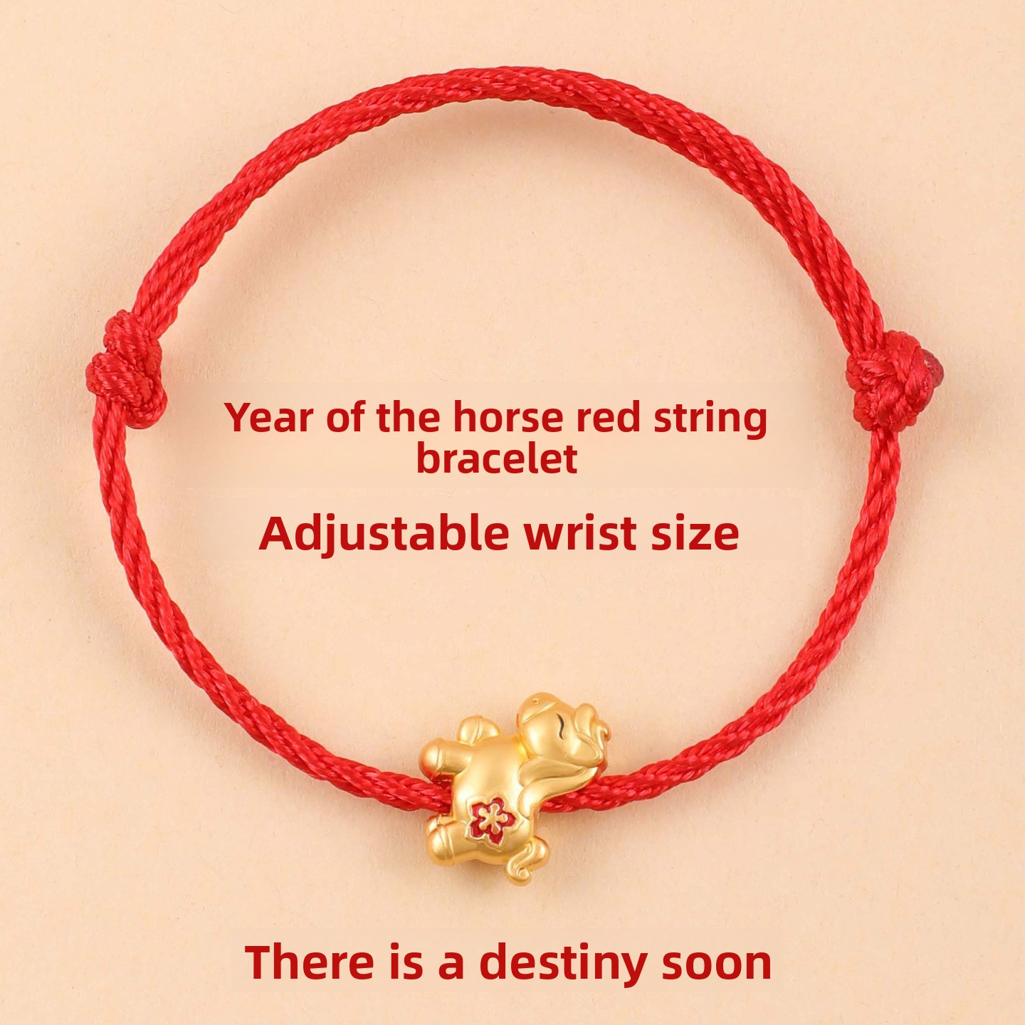 [Buy one, get three]Hand-woven red string bracelet, non-fading