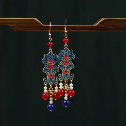 Chinese Style National Style Palace Style Earrings
