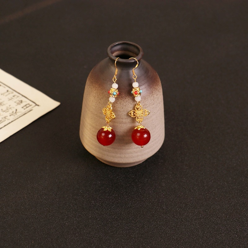 Chinese Style National Style Palace Style Earrings
