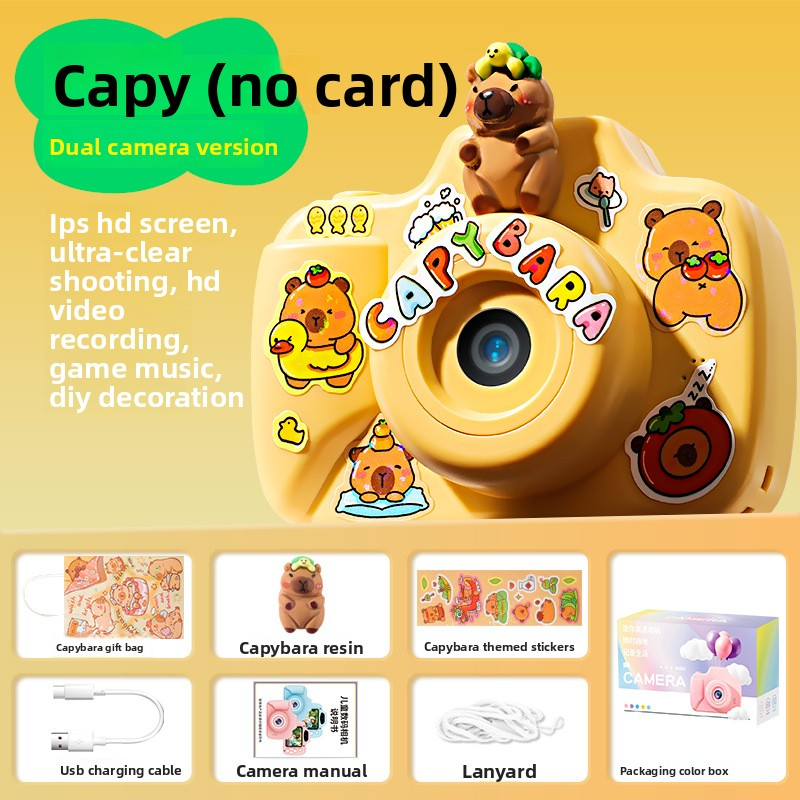 Panda camera for taking photos, suitable as a birthday gift for boys aged 6-13 and above, for children