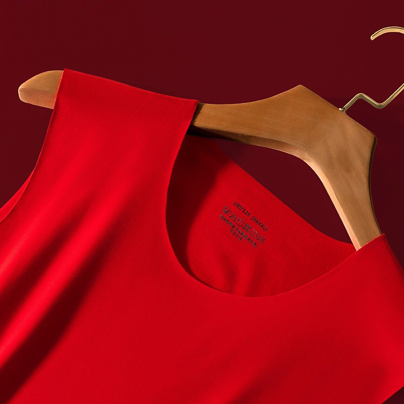 Year of the Horse Zodiac Year Seamless Thermal Vest Set for Men