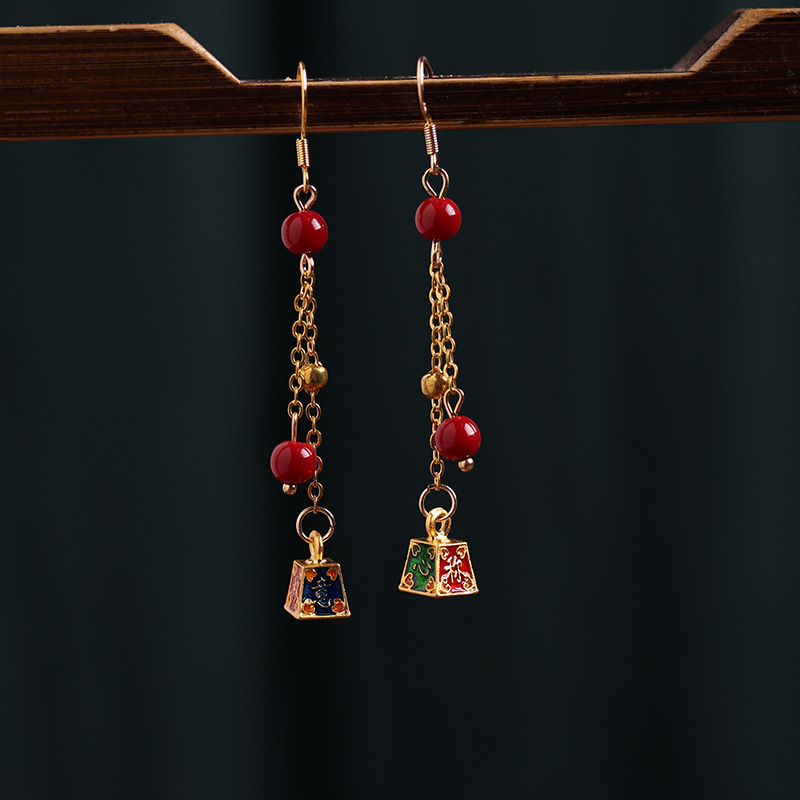 Chinese Style National Style Palace Style Earrings