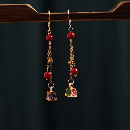 Chinese Style National Style Palace Style Earrings