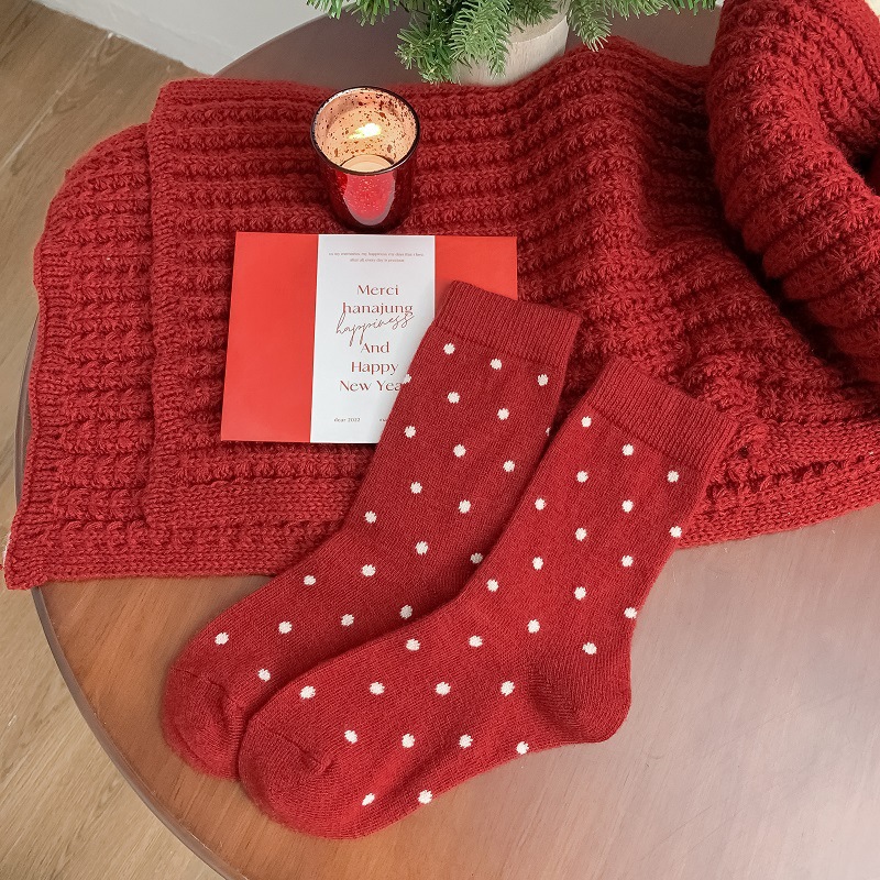 Red Socks Women's Zodiac Year Winter