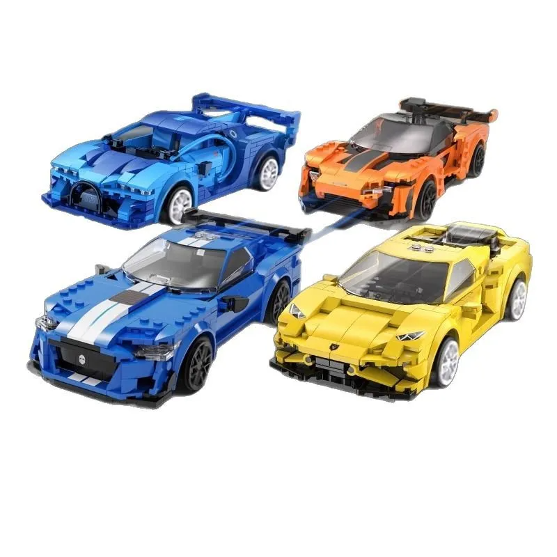 cada Click Remote Control Building Block Racing Car Sports Car Model, Educational Electric Programming Assembly Toy Car for Boys and Children