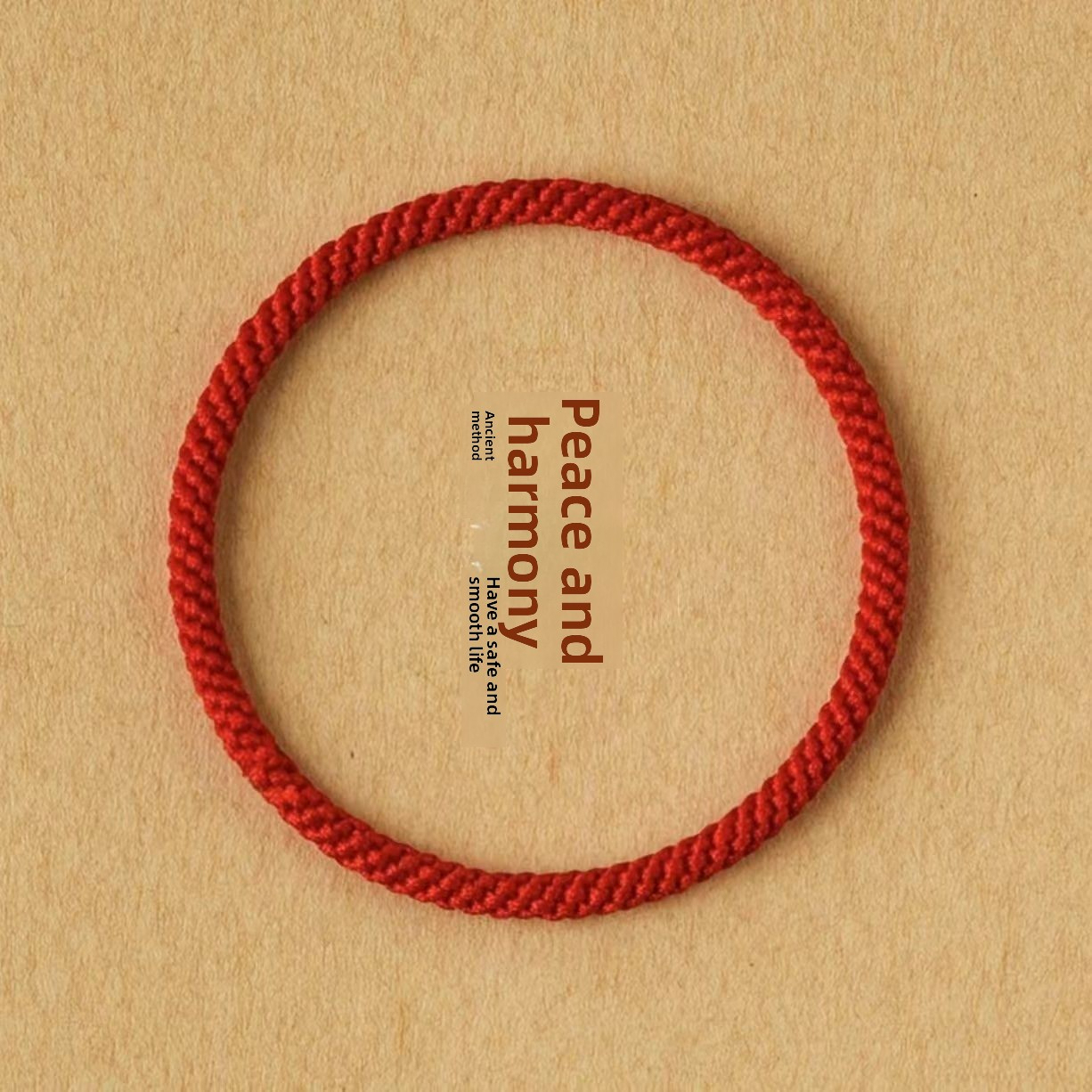 [Buy one, get three]Handwoven Bracelet, Seamless Red String
