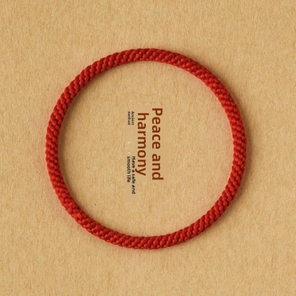 [Buy one, get three]Handwoven Bracelet, Seamless Red String