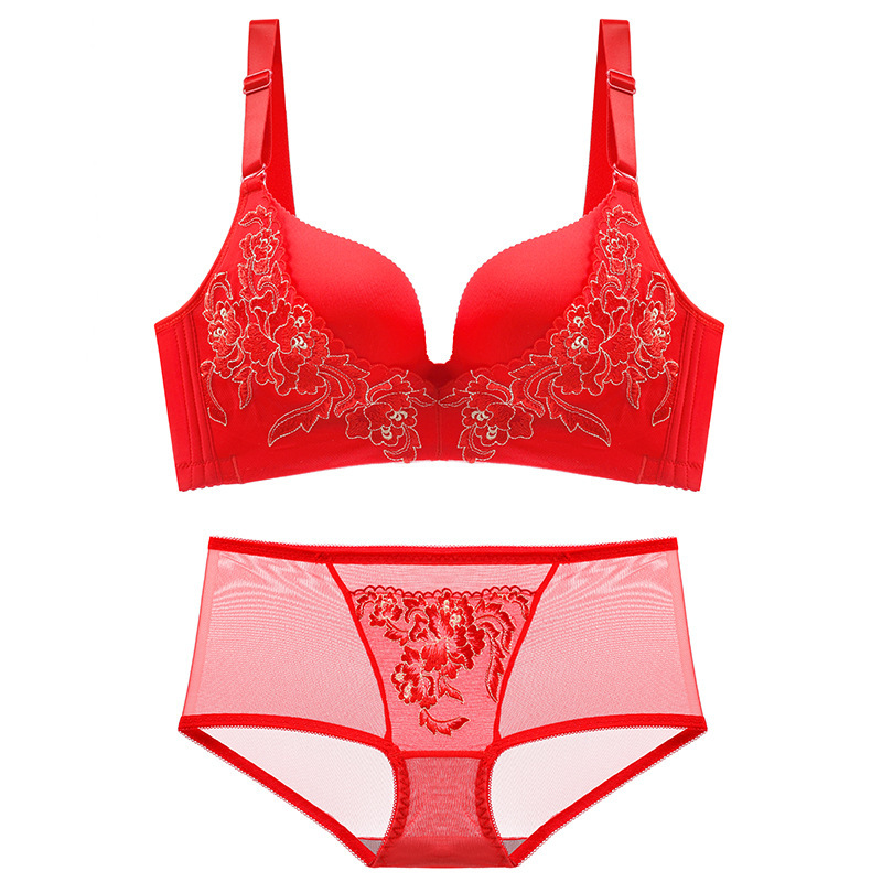 Red Underwear New Year Festive Underwear for Women
