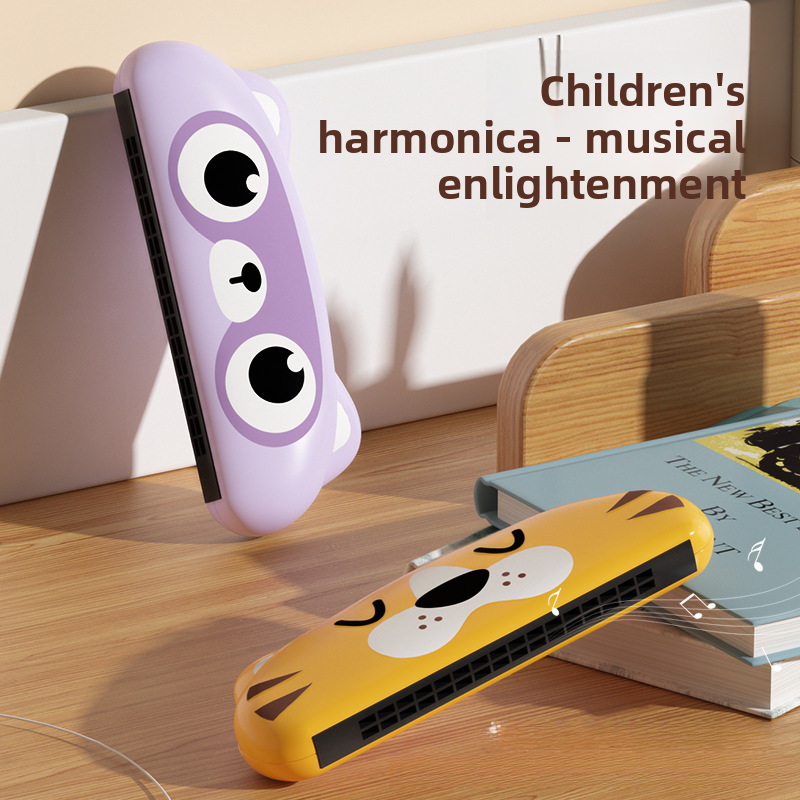 Children's harmonica toy, baby's wind instrument, lung capacity training, beginner's entry-level melodica instrument