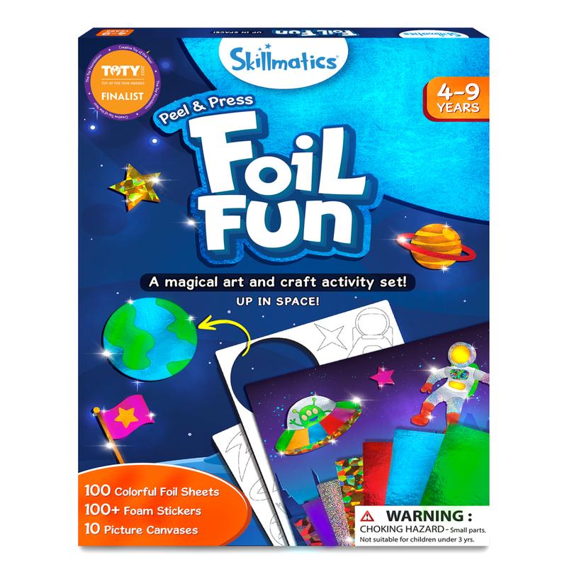 Skillmatics Foil Fun - Art & Craft Activity, Mess Free Art, DIY Creative Kit for Kids Ages 4 and up