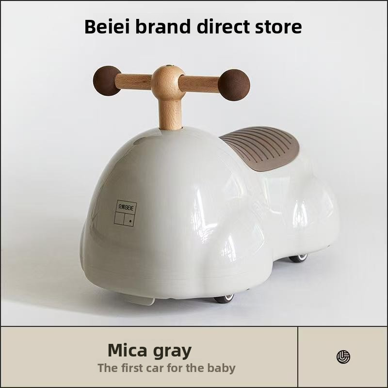 Beiyi Peanut Car Baby Scooter, 1-3 Years Old Children's Twister Car Toy with Universal Wheels