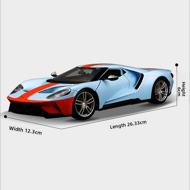 Maisto 1:18 Original Ford GT Car Model Alloy Toy Decoration Gift Vehicle Model Realistic Car Model