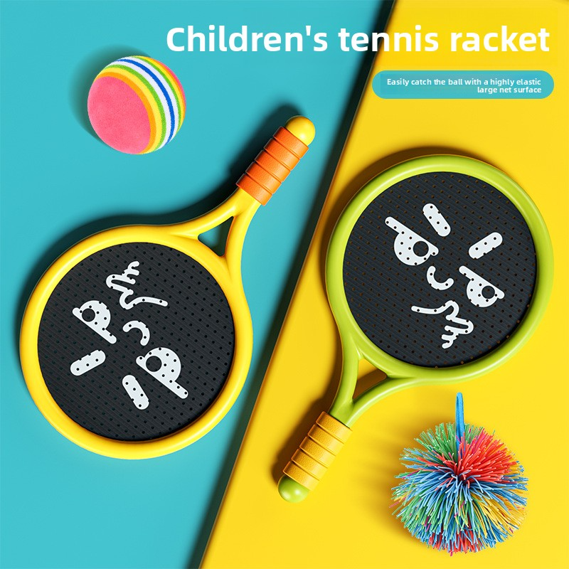 Children's badminton outdoor training - age parent-child interactive tennis baby educational fitness toys