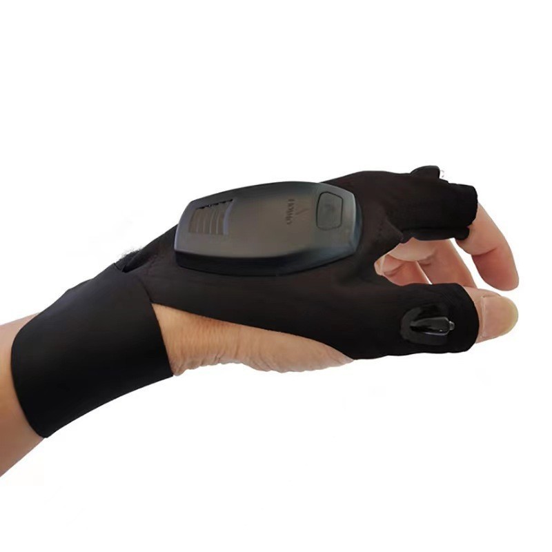 LED Flashlight Luminous Lighting Gloves(two pairs )