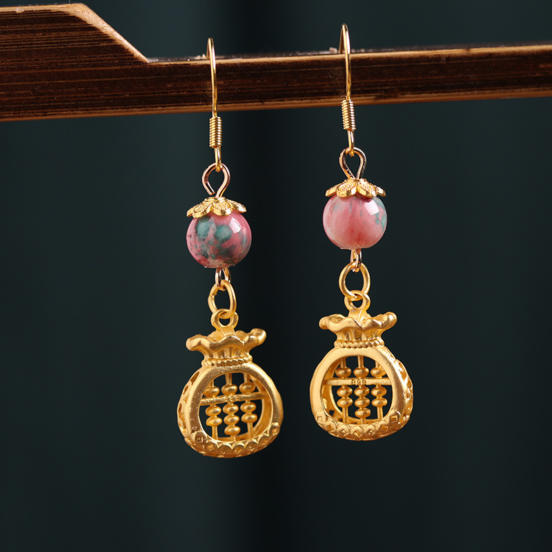 Chinese Style National Style Palace Style Earrings