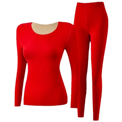 Red Thermal Underwear Set for Men in Their Zodiac Year