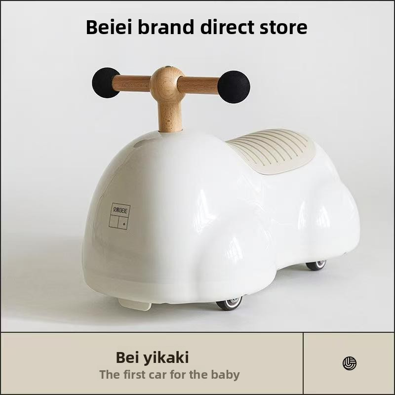 Beiyi Peanut Car Baby Scooter, 1-3 Years Old Children's Twister Car Toy with Universal Wheels
