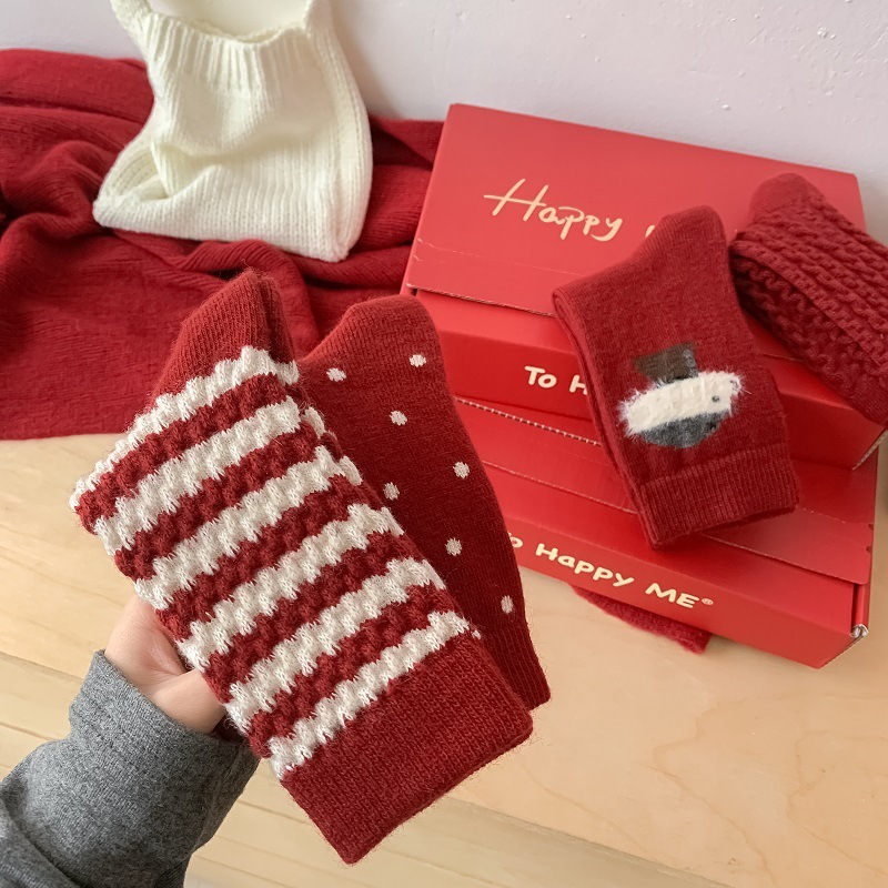 Red Socks Women's Zodiac Year Winter