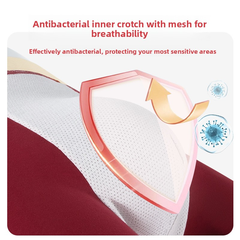 Zodiac Year Red Pure Cotton Men's Underwear New Year Gift