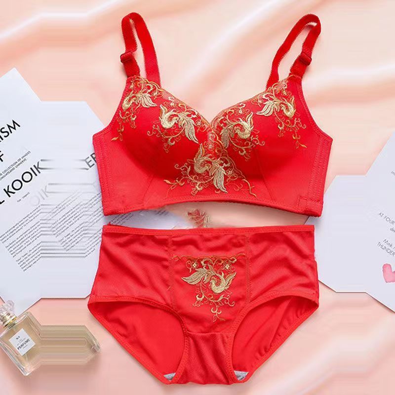 Red Underwear New Year Festive Underwear for Women
