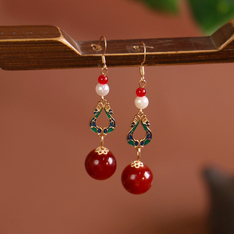 Chinese Style National Style Palace Style Earrings