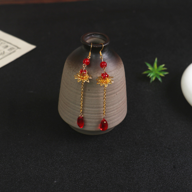 Chinese Style National Style Palace Style Earrings