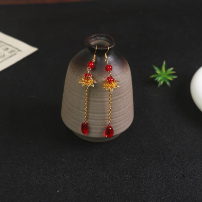 Chinese Style National Style Palace Style Earrings