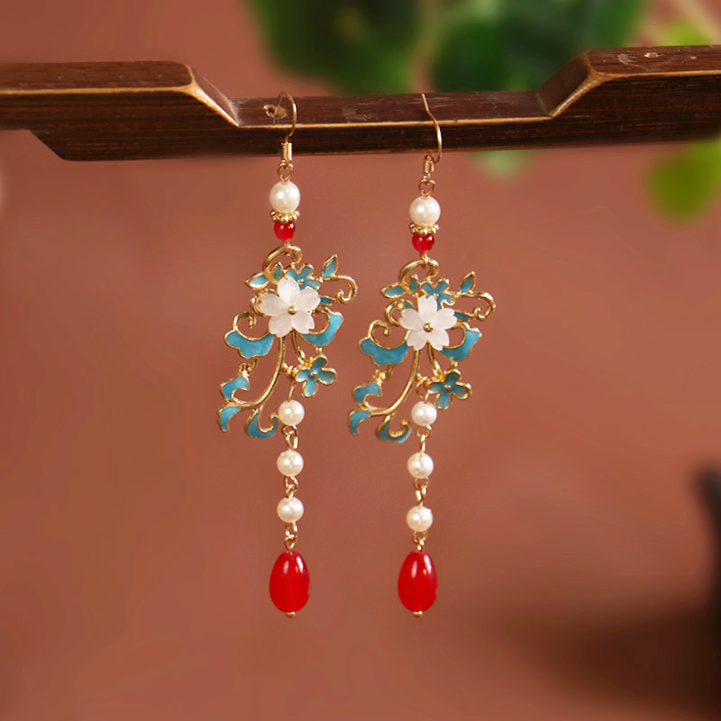 Chinese Style National Style Palace Style Earrings