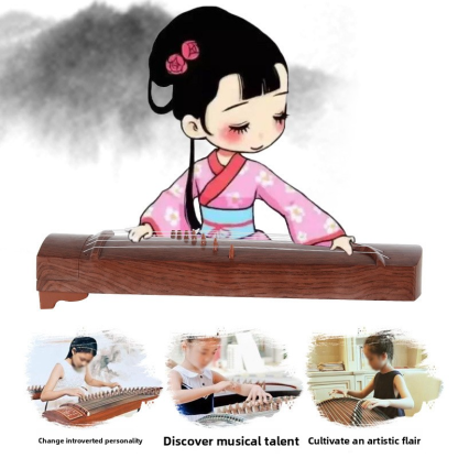 Guzheng, ukulele, pipa, small-sized instruments for children beginners, guqin, playable instruments for kindergarten performances, early education toys