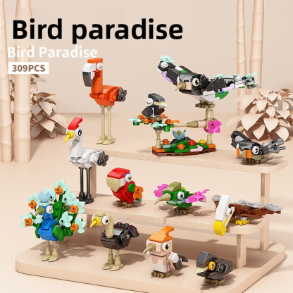 Underwater World and Insect World Assembled Building Blocks: Educational Puzzles for Boys, Starter Small Particles, Small Boxes, Student Gifts