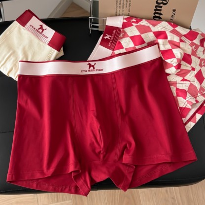 Men's Red Underwear for the Year of Birth Red Underwear