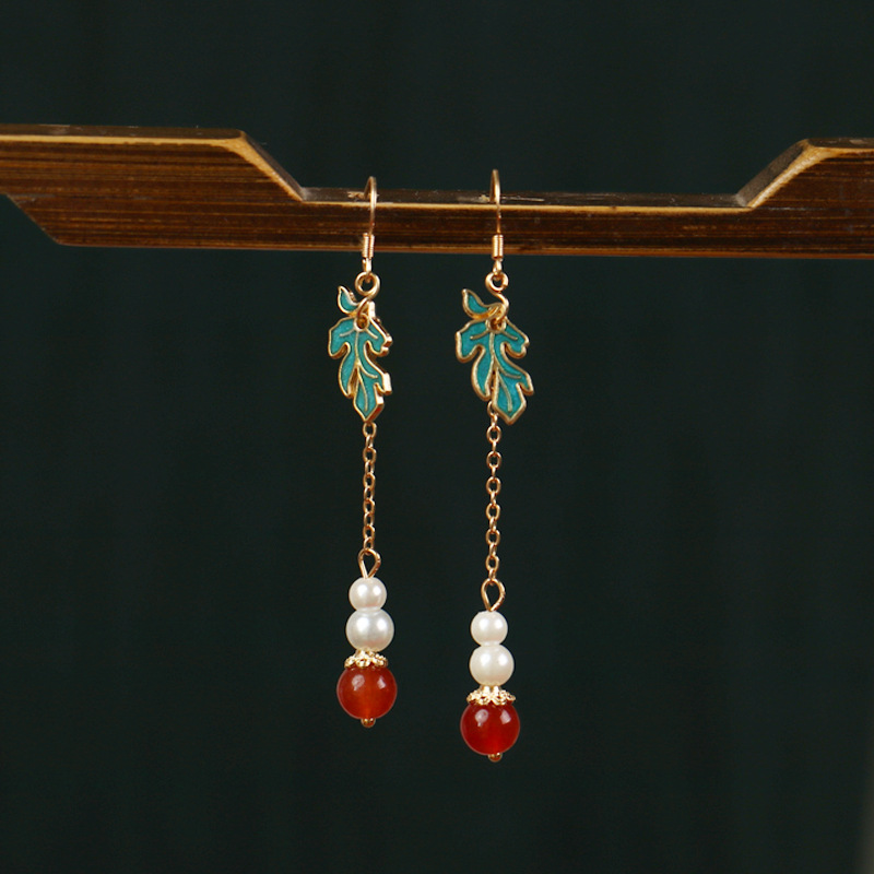 Chinese Style National Style Palace Style Earrings