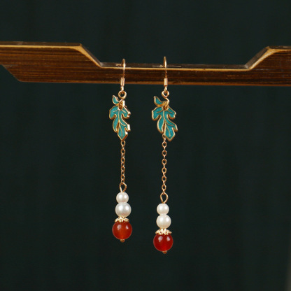 Chinese Style National Style Palace Style Earrings