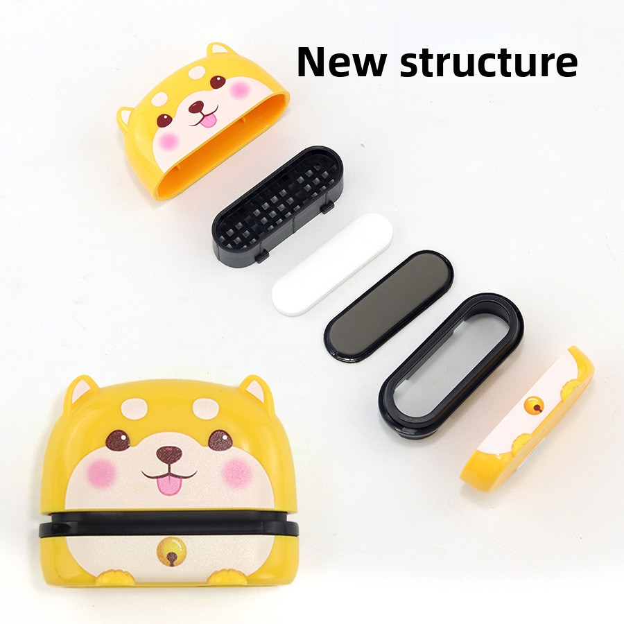 Cute Pet Stamp Materials: Photosensitive, Children's Cartoon, Lovely, Name, Clothes, Kindergarten, Little Yellow Dog, Animal Stamps