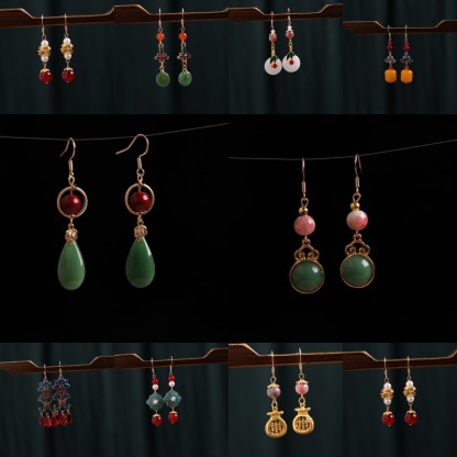 Chinese Style National Style Palace Style Earrings