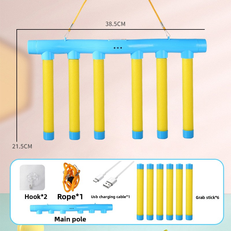 Cartoon version of eye-hand coordination stick-grabbing machine, children's concentration stick-grabbing machine, sensory integration training equipment, parent-child interactive toy