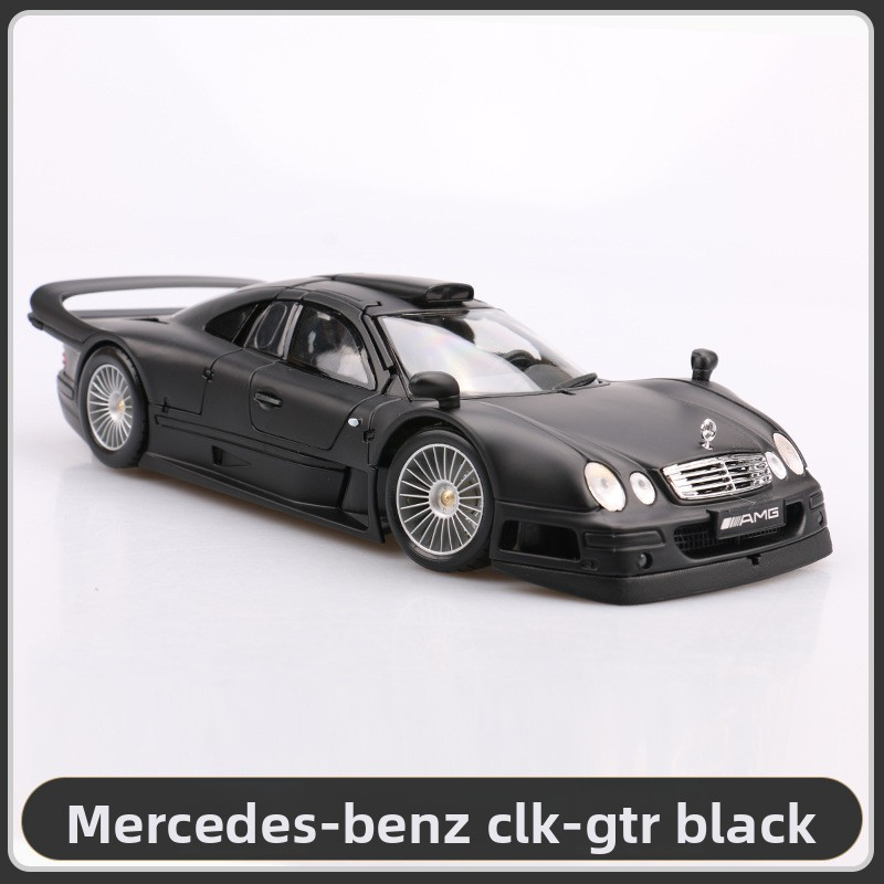 Maisto 1:18 Mercedes-Benz CLK GTR Simulated Alloy Car Model Toy Static Car Model Decoration