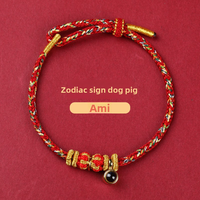 [Buy one, get three]Eight Guardian Deities Handmade Woven Nano Micro Carving Projection Stone 