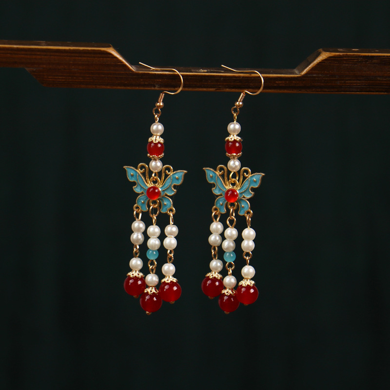 Chinese Style National Style Palace Style Earrings