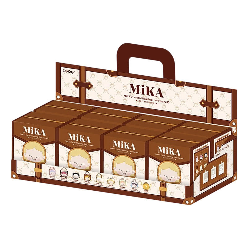 Internet-famous popular blind box: MiKa bag cute figure trendy toy figurine desktop decoration gift blind box
