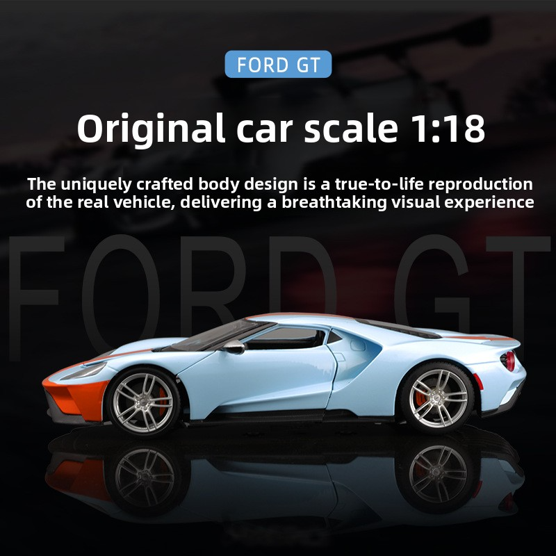 Maisto 1:18 Original Ford GT Car Model Alloy Toy Decoration Gift Vehicle Model Realistic Car Model