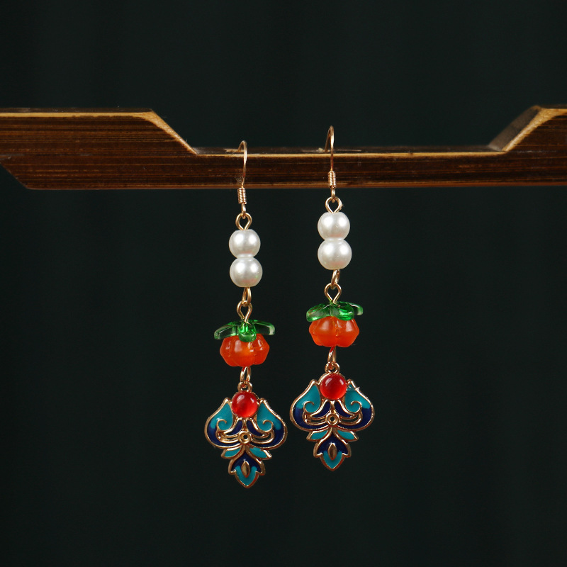 Chinese Style National Style Palace Style Earrings